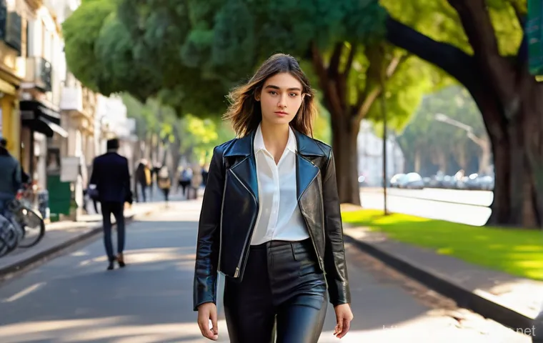 아르헨티나 가죽 제품 쇼핑 가이드 - **Prompt: A skilled Argentinian artisan, in their late teens or early twenties, meticulously craftin...